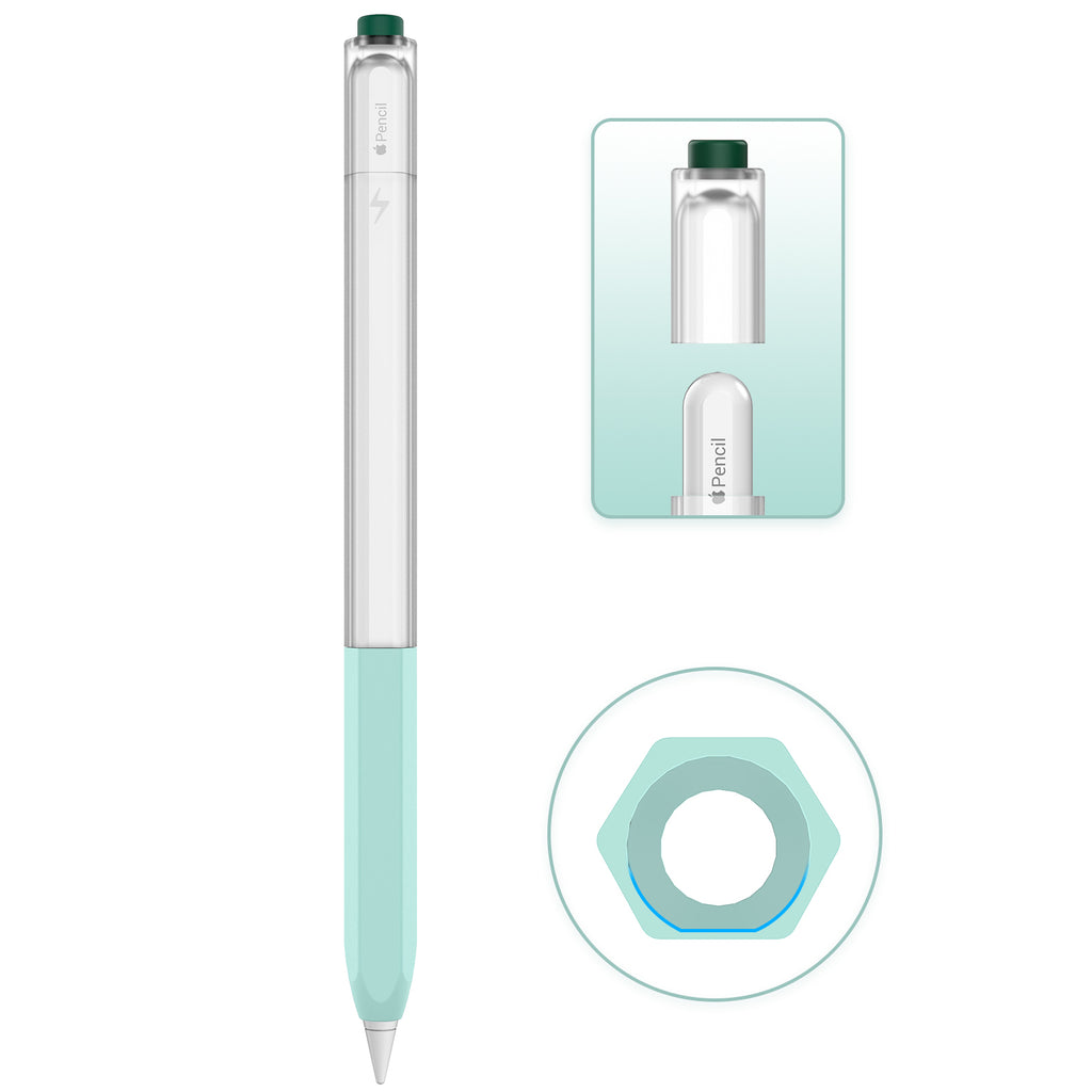 Two-Tone Translucent Silicone Sleeve for Apple Pencil Pro 2nd Generation