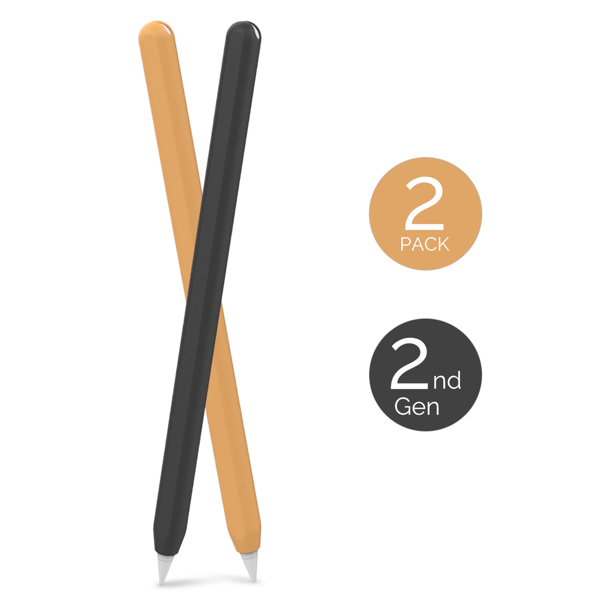 Ultra-Thin Silicone Case for Apple Pencil Pro 2nd Generation (2-Pack)