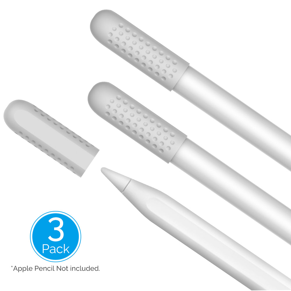 3-Pack Silicone Protective Nib Caps for Apple Pencil