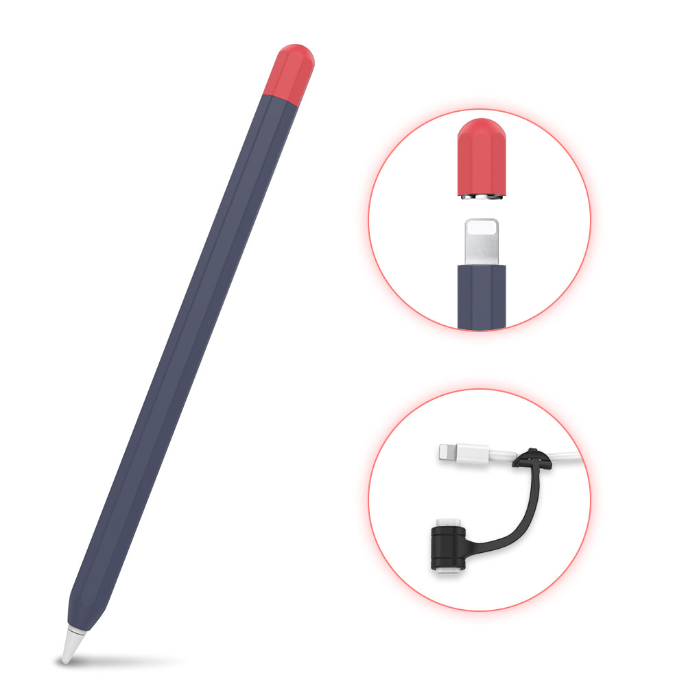 Duotone Silicone Sleeve for Apple Pencil 1st Generation – Soft Protective Case Cover