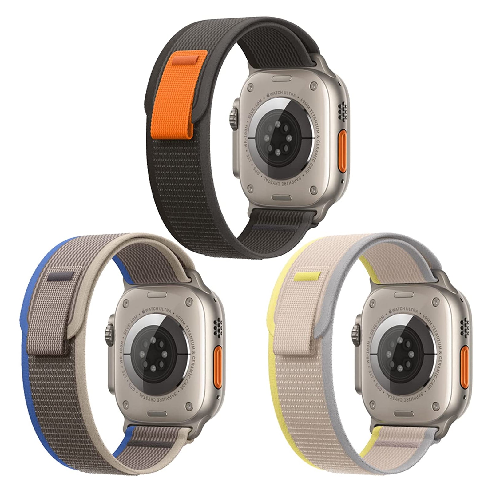 Soft Nylon Trail Loop Strap for Apple Watch l Lightweight Breathable Sport Band