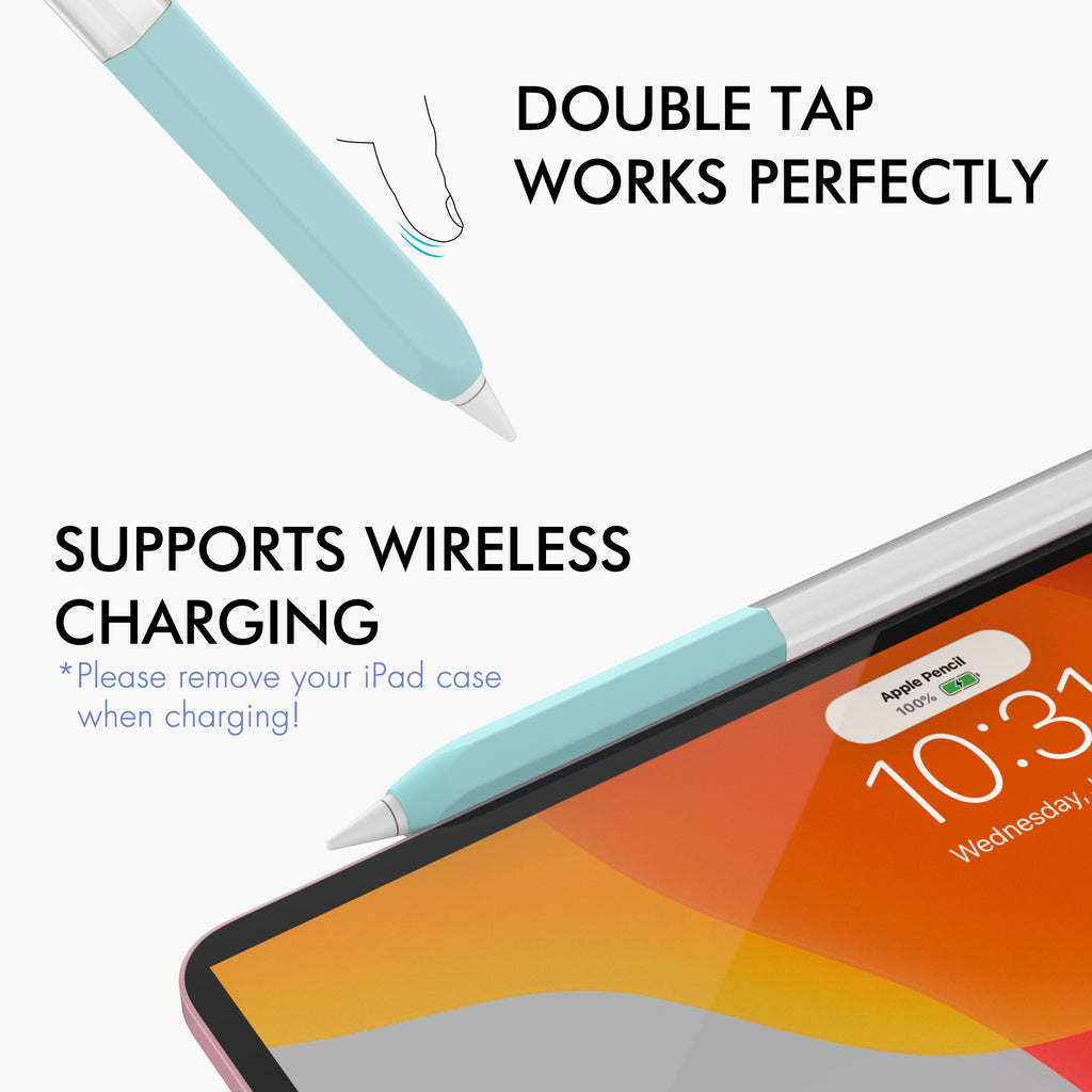 Two-Tone Translucent Silicone Sleeve for Apple Pencil Pro 2nd Generation