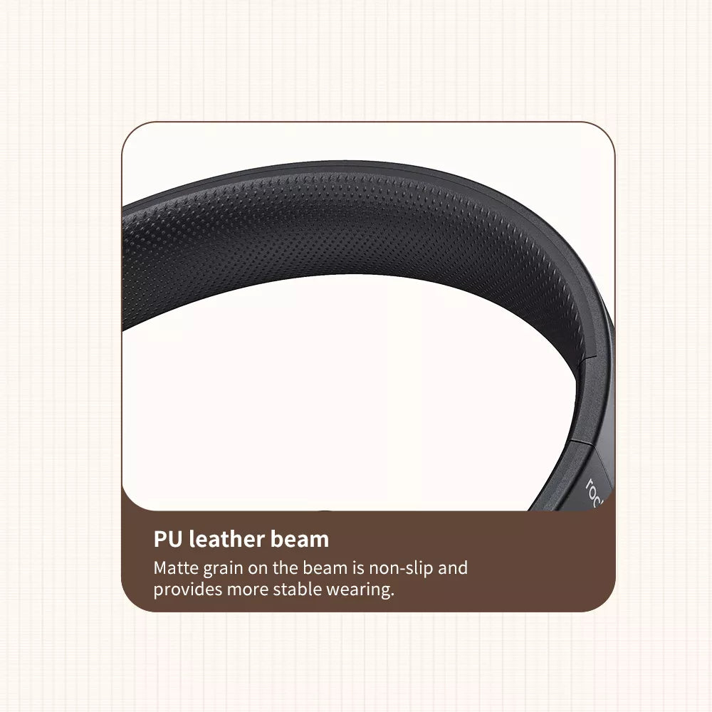 ROCK Space O2 Wireless Over-Ear Headphones l Hi-Fi Sound and 15-Hour Battery