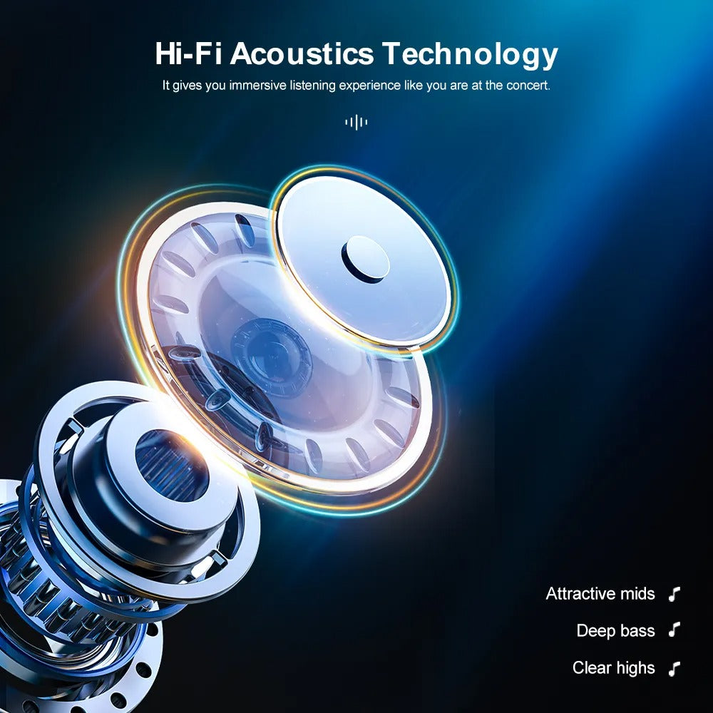 ROCK Space Obsidian Stereo Earphones (Hi-Fi Audio) l Wired In-Ear Headphones