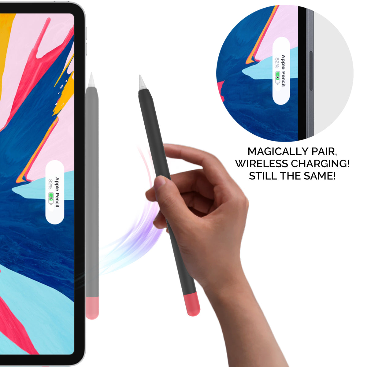 Ultra-Thin Duo Tone Silicone Sleeve for Apple Pencil Pro 2nd Generation