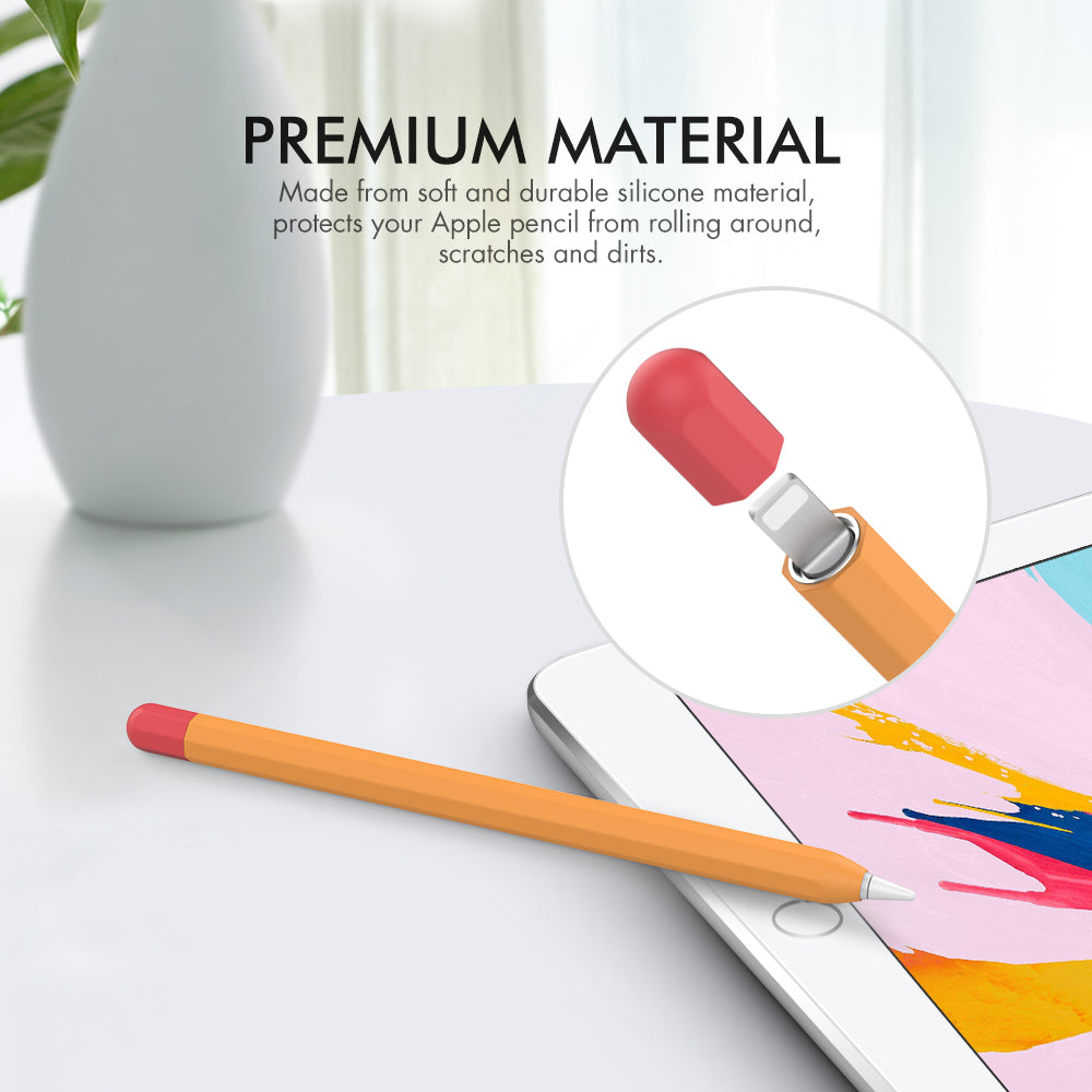 Duotone Silicone Sleeve for Apple Pencil 1st Generation – Soft Protective Case Cover