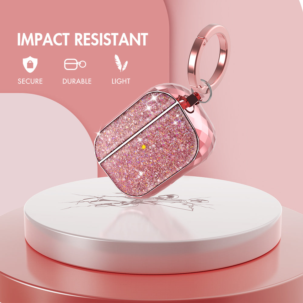 Twinkle Glitter Case for AirPods Pro – Cute Bling Diamond Sparkle Protective Hard Cover