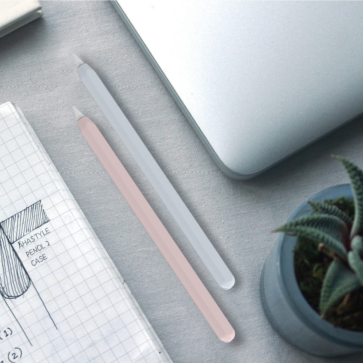 Ultra-Thin Silicone Case for Apple Pencil Pro 2nd Generation (2-Pack)