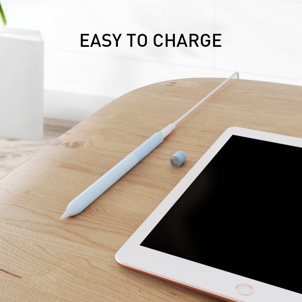 Gradient Duo-Tone Silicone Sleeve for Apple Pencil 1st Generation – Soft Anti-Slip Grip Protective Case