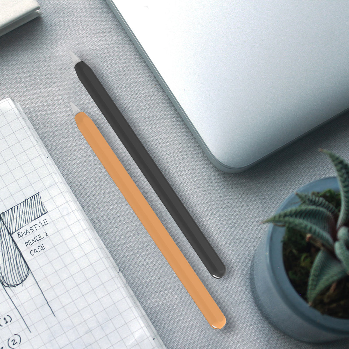 Ultra-Thin Silicone Case for Apple Pencil Pro 2nd Generation (2-Pack)