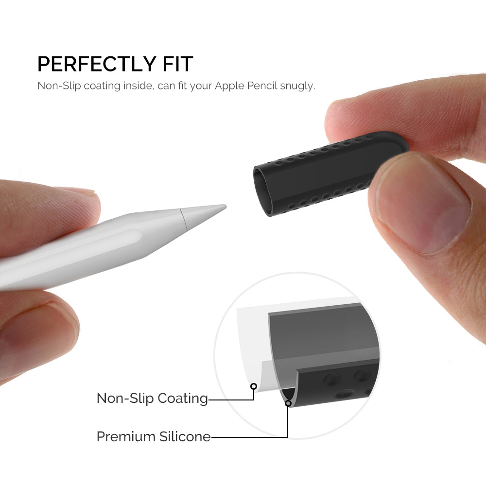 3-Pack Silicone Protective Nib Caps for Apple Pencil