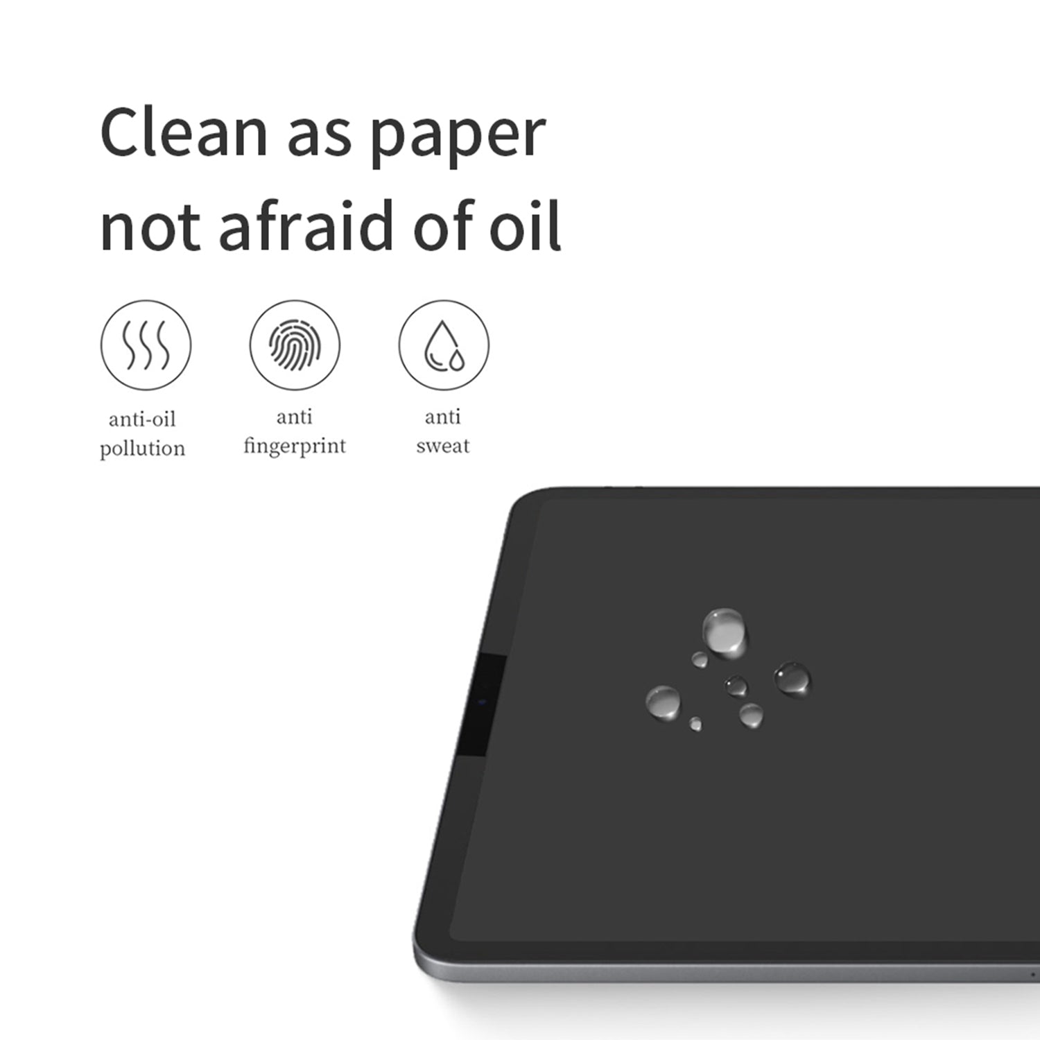 Paper-Texture Screen Protector for iPad l Anti-Glare Matte Finish