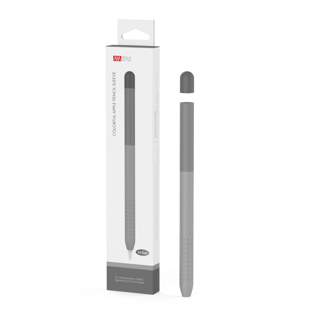 Gradient Duo-Tone Silicone Sleeve for Apple Pencil 1st Generation – Soft Anti-Slip Grip Protective Case