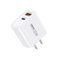 REMAX RP-U120 Kiddy Series 20W Dual Port (USB-C + USB-A) Fast Wall Charger (US Plug)