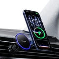 USAMS CD277 15W Magnetic Wireless Charging Car Air Vent Phone Holder