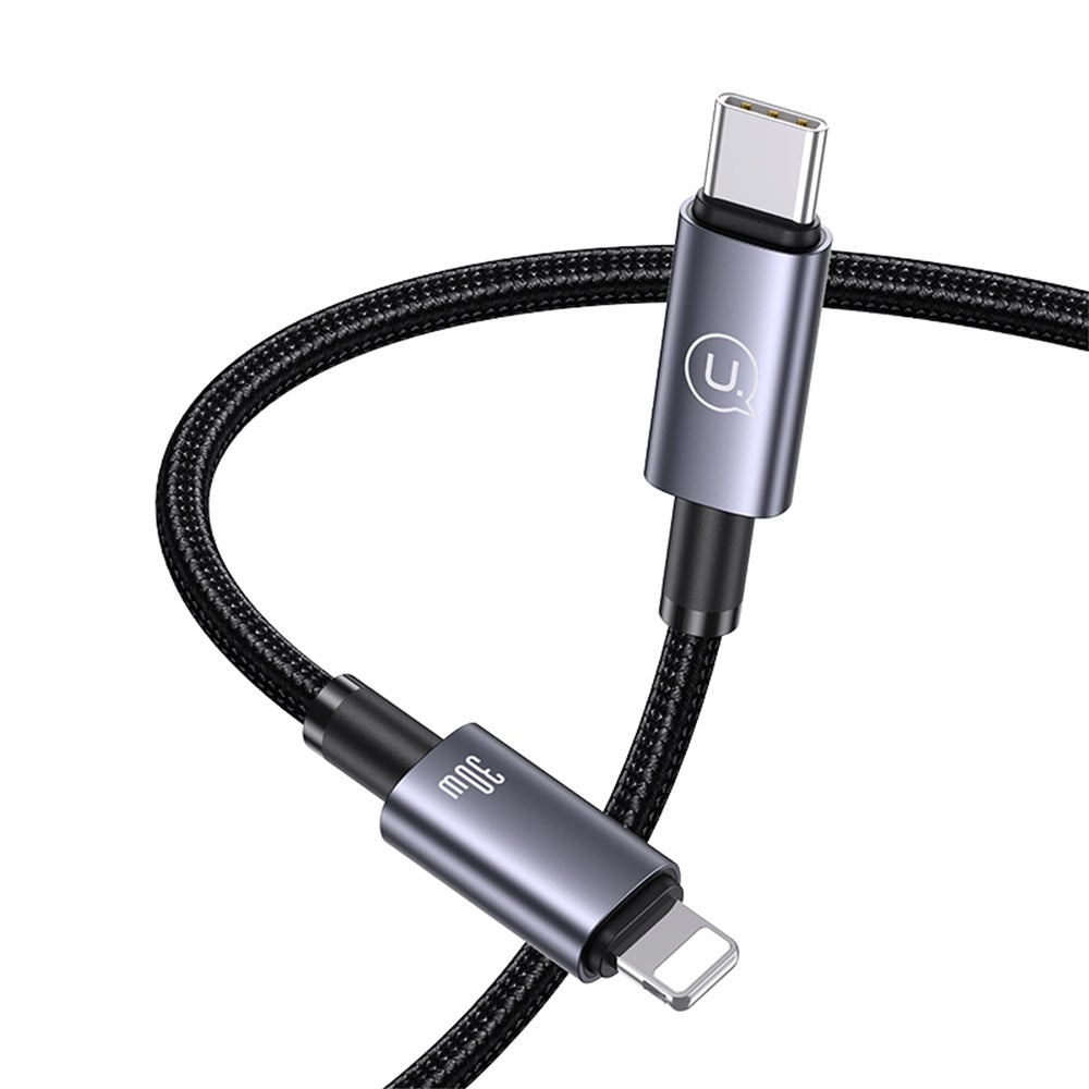 USAMS SJ665 Sufeng Series 30W Type-C to Lightning Braided Fast Charging Cable (2m)
