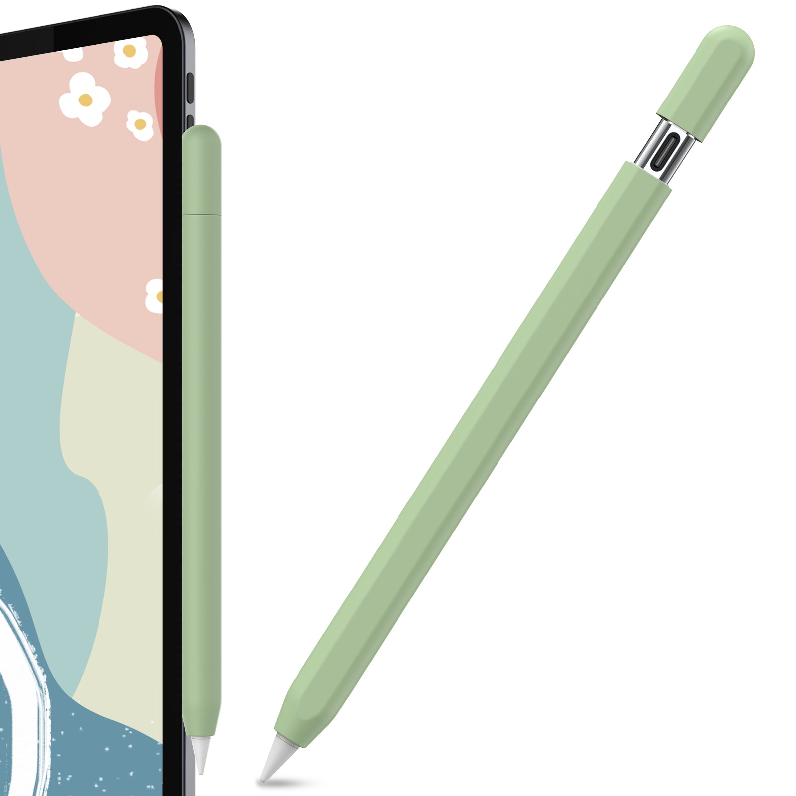 Ultra-Slim Soft Silicone Case for Apple Pencil (USB-C) – Magnetic Grip Sleeve