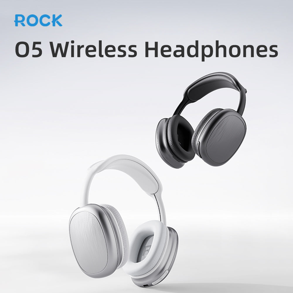 ROCK 05 Wireless Bluetooth 5.3 Headphones l 36H Playtime and Hi-Fi Surround Sound