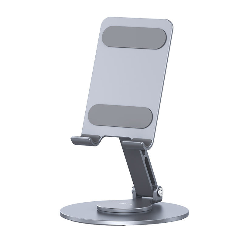 USAMS Aluminum Alloy 360° Rotating Foldable Desktop Stand for Phones/Tablets