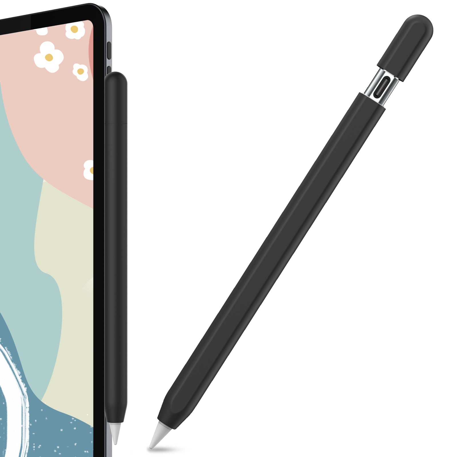 Ultra-Slim Soft Silicone Case for Apple Pencil (USB-C) – Magnetic Grip Sleeve