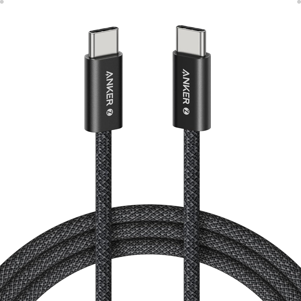 Anker Zolo USB-C to USB-C 240W Cable (A8060) Dirt-Resistant Braided Cord (1.5m)