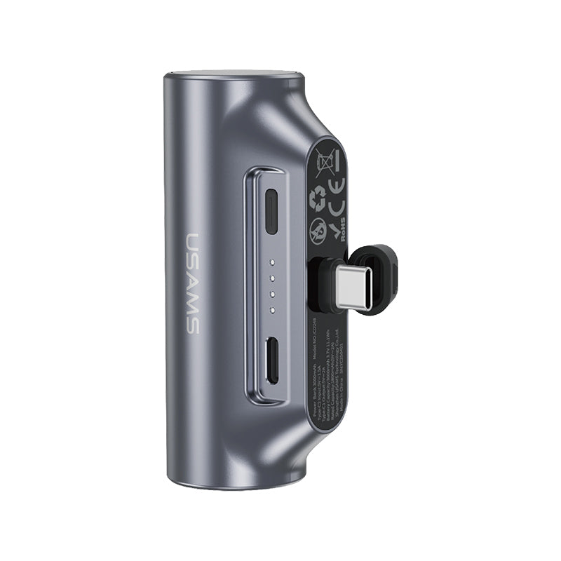 USAMS PB79 Mini Tail Plug Portable Power Bank 3000mAh