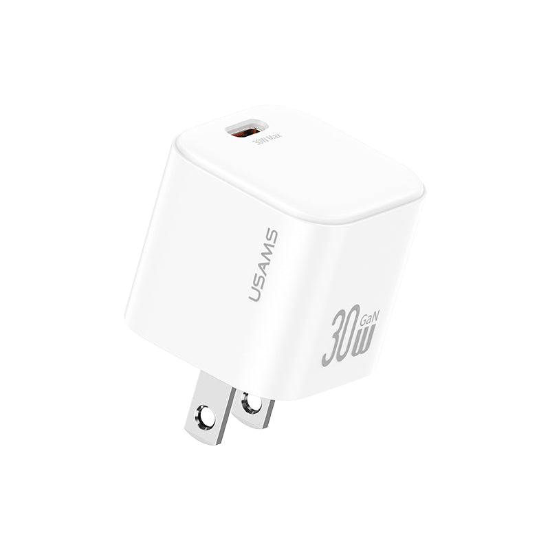 USAMS CC269 30W GaN Mini Fast Charger Type-C Port Power Adapter