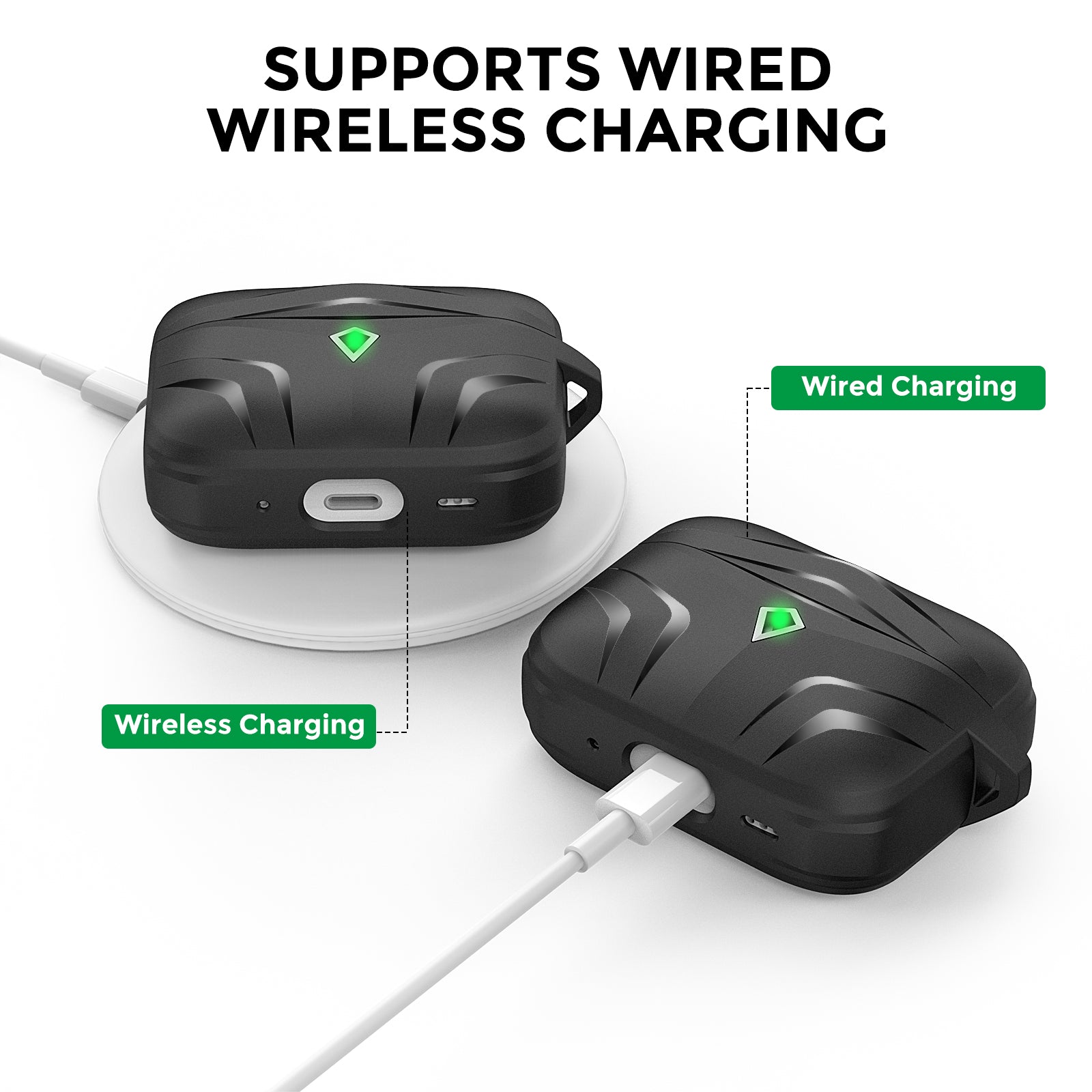 Rugged Armor Protective Case for AirPods Pro 2nd Generation