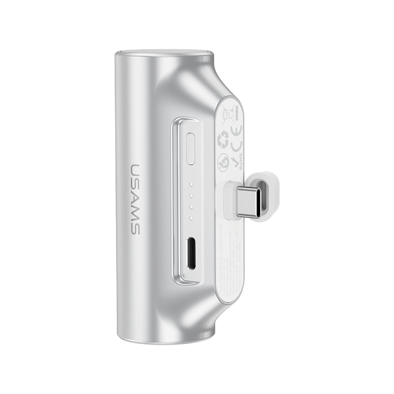 USAMS PB79 Mini Tail Plug Portable Power Bank 3000mAh