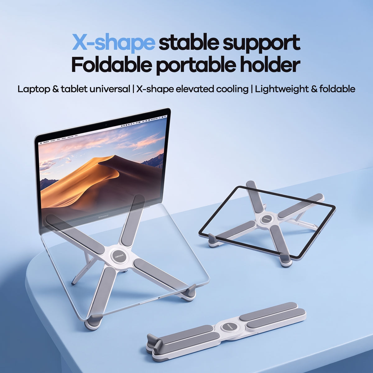 REMAX RM-C39 Foldable X-Shaped Laptop Holder