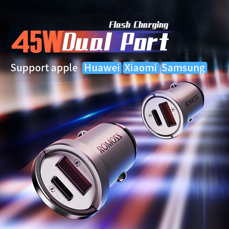 ROMOSS AU45T 45W High-Speed Car Charger