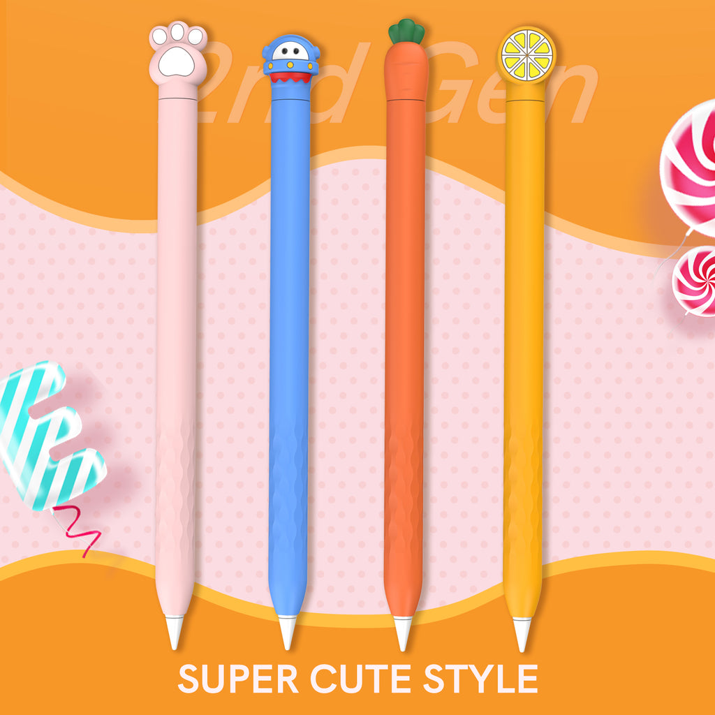 Cute Cartoon Silicone Case for Apple Pencil Pro 2nd Generation