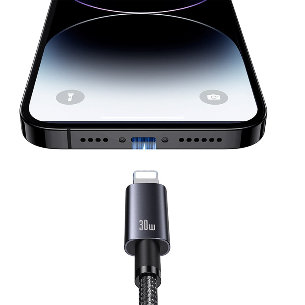 USAMS SJ662 Sufeng Series 30W Type-C to Lightning Braided Fast Charging Cable (1.2m)