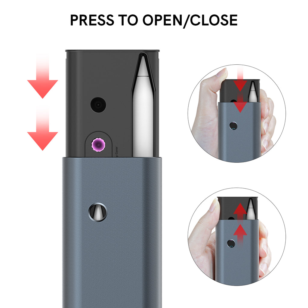 Aluminum Storage Case for Apple Pencil l Hard Shell Travel Carrying Box