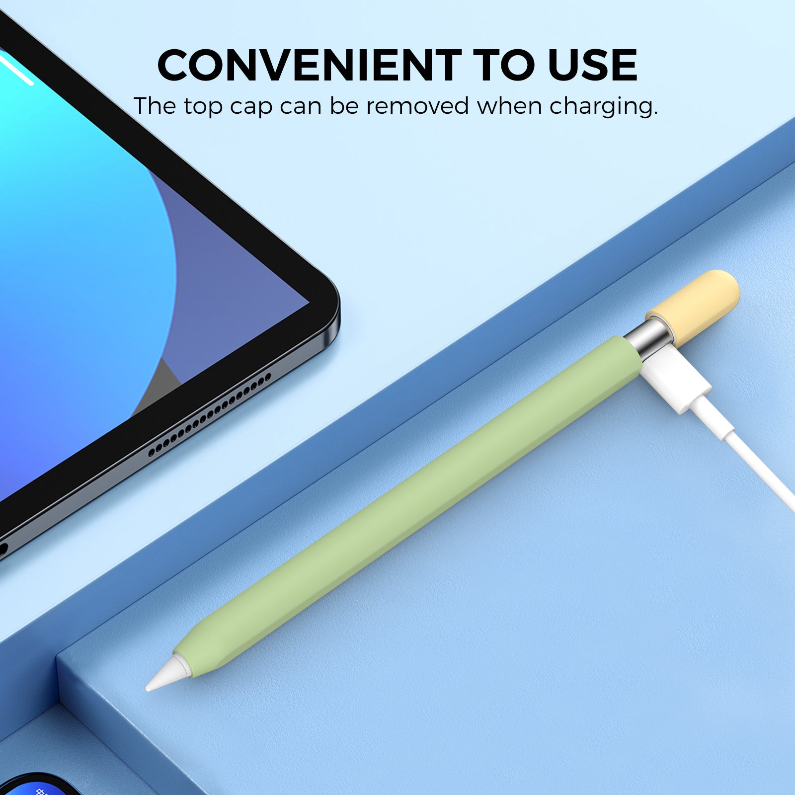 Duotone Silicone Case for Apple Pencil (USB-C) – Ultra-Thin Soft Grip Sleeve