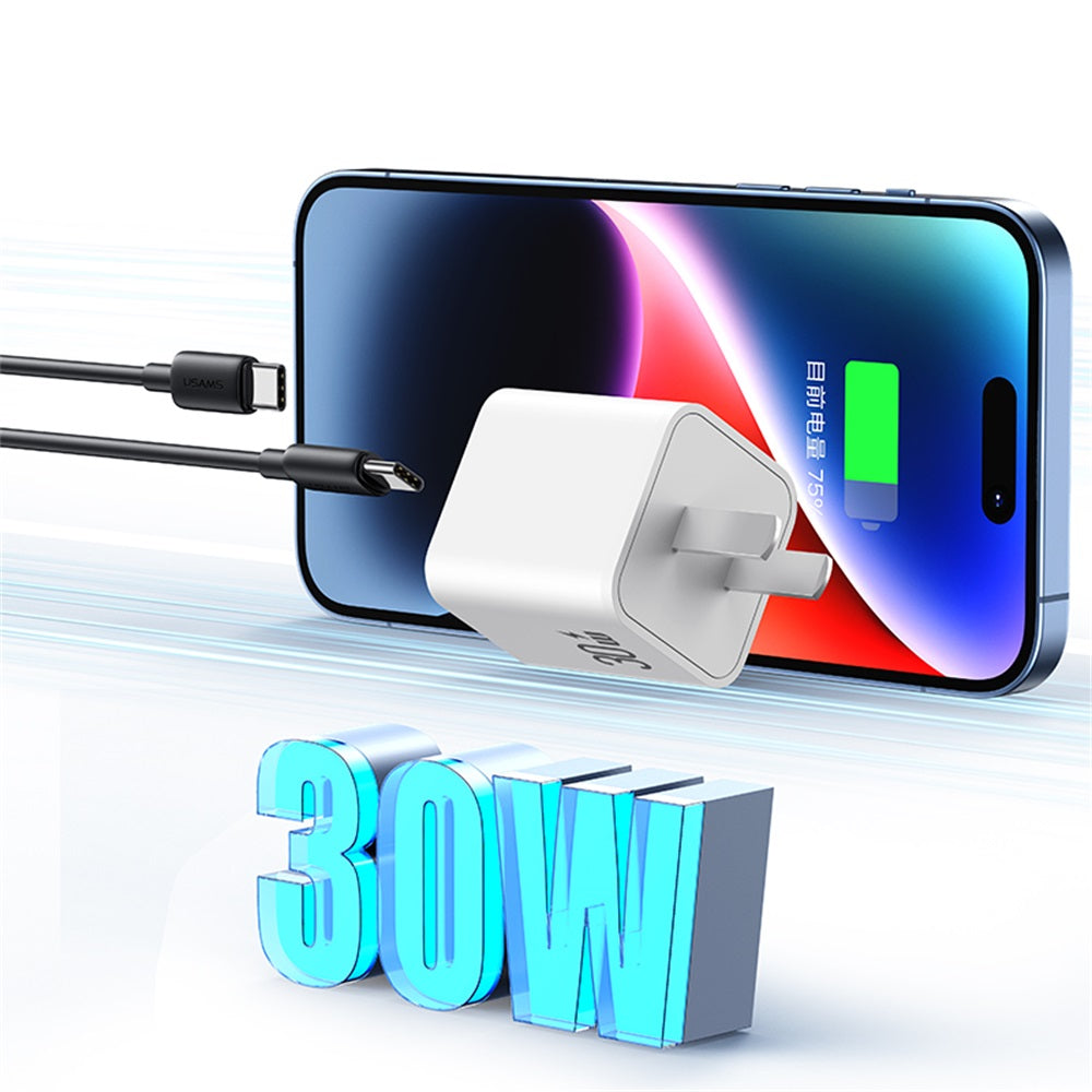 USAMS YD Series 30W Type-C to Lightning Fast Charging and Data Cable