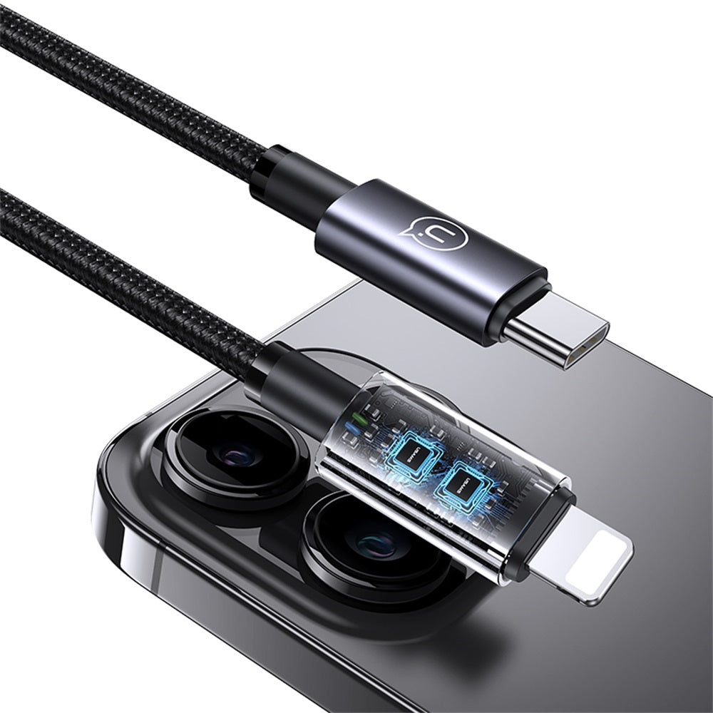 USAMS SJ665 Sufeng Series 30W Type-C to Lightning Braided Fast Charging Cable (2m)