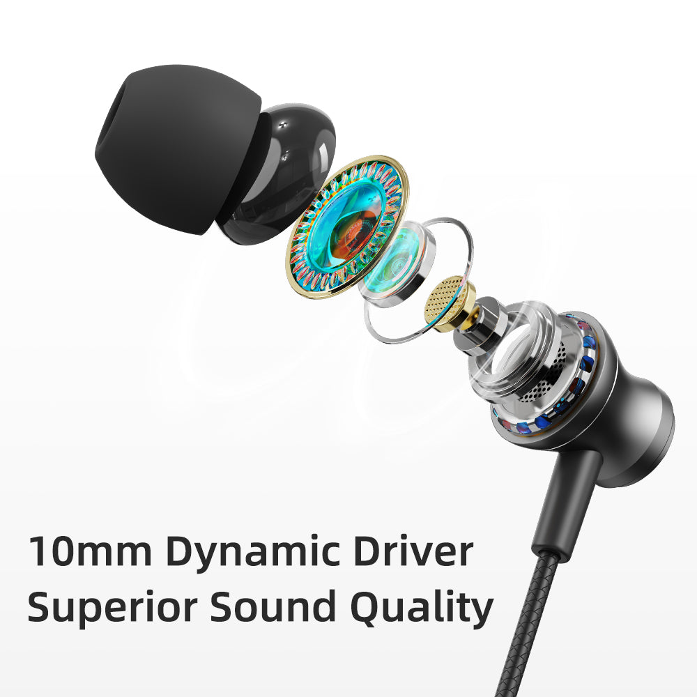 ROCK ES09 Type-C Digital Wired Earphones l Hi-Fi Stereo Sound