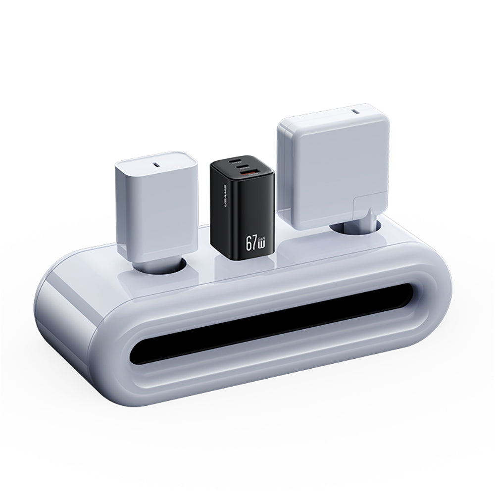 USAMS CC272 67W GaN 3-Port Fast Wall Charger (2x USB-C + USB-A)