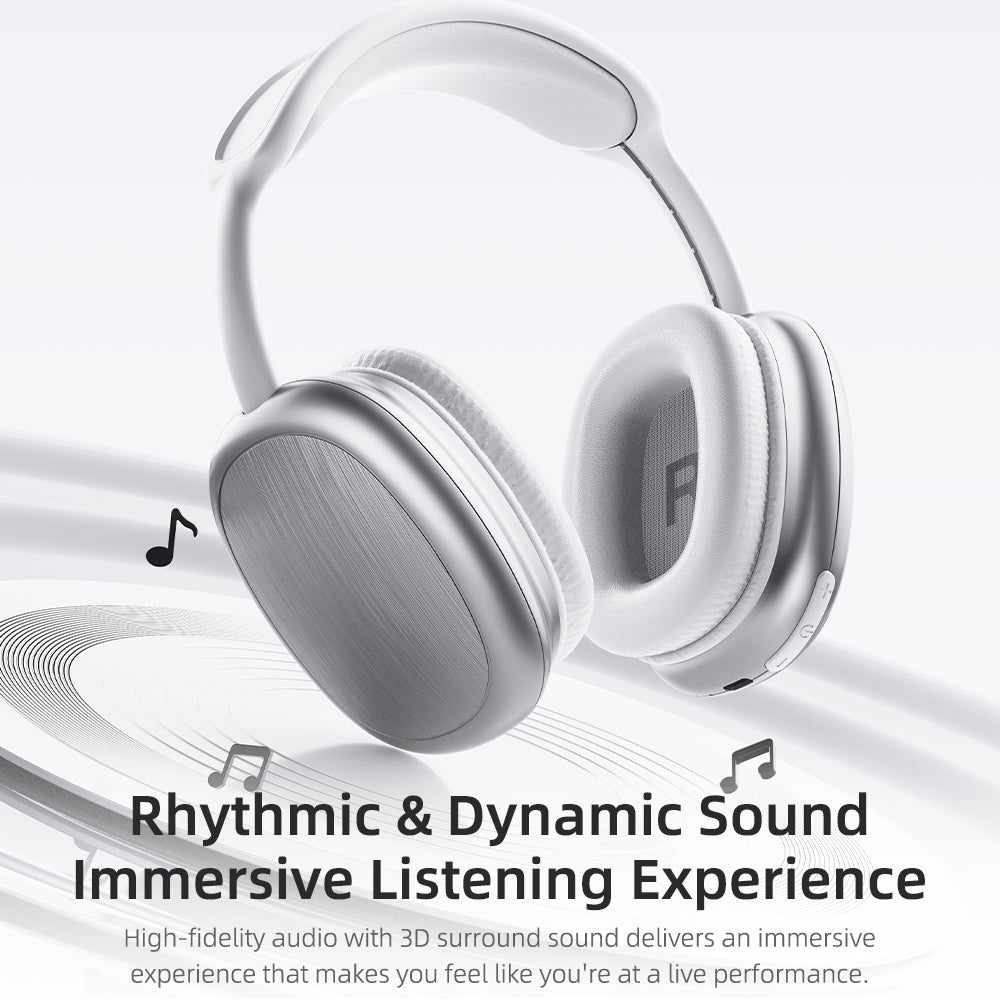 ROCK 05 Wireless Bluetooth 5.3 Headphones l 36H Playtime and Hi-Fi Surround Sound