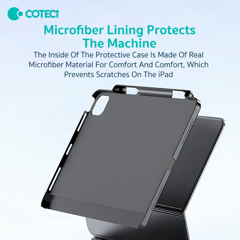 COTECi Fully Magnetic Ultra-Thin iPad Case – Smart Keyboard Companion