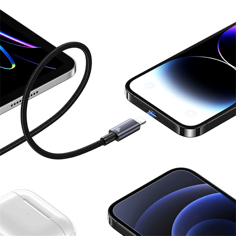 USAMS SJ665 Sufeng Series 30W Type-C to Lightning Braided Fast Charging Cable (2m)