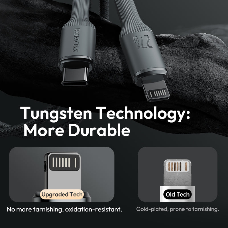 Romoss CB1724 27W USB-C to Lightning Fast Charging Cable (1.2m)