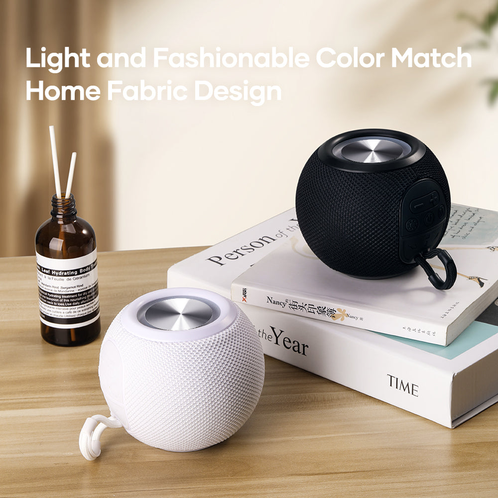 ROCK S55 Fabric Art Portable Bluetooth Speaker l Hi-Fi Stereo Sound with RGB Lights