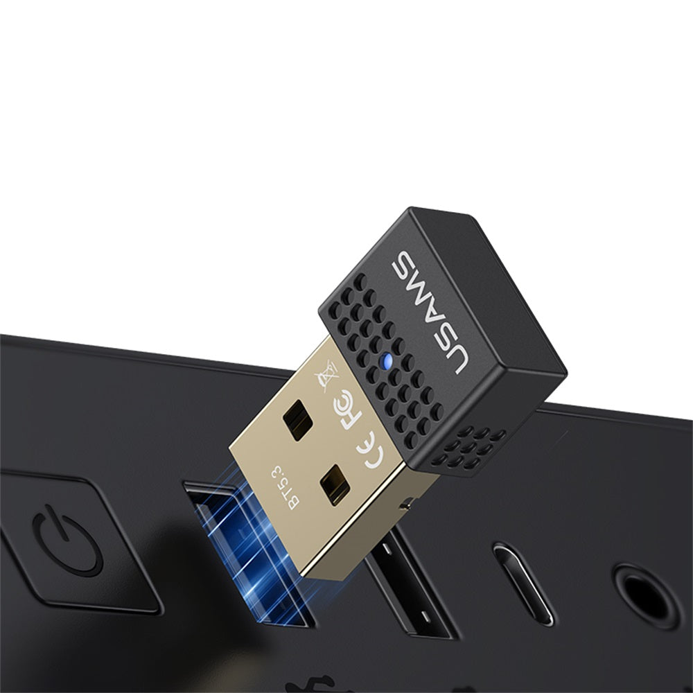 USAMS ZB285 Bluetooth 5.3 USB Adapter – High-Speed Wireless Dongle