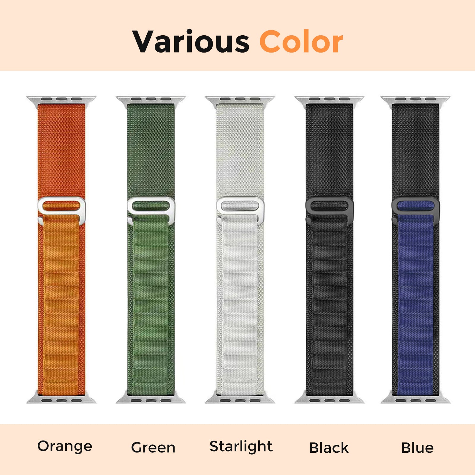 Rugged Alpine Loop Nylon Strap for Apple Watch