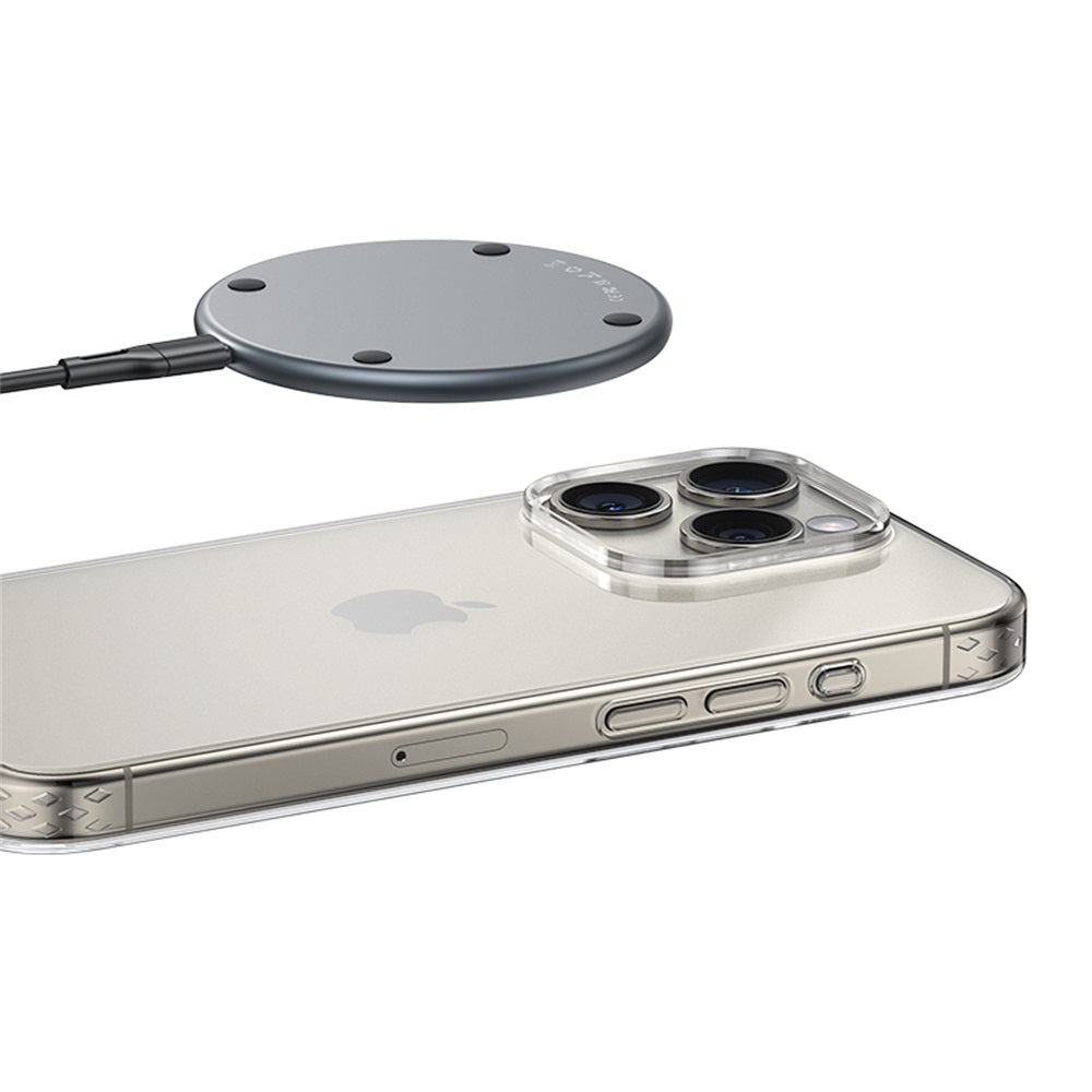 USAMS 15W Aluminum Alloy Ultra-thin Desktop Wireless Charger