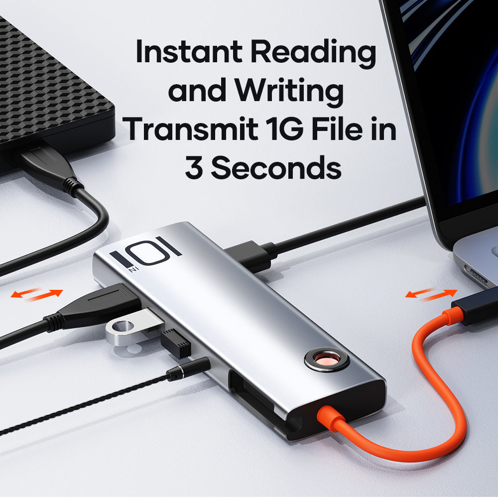 ROCK TR30 10-in-1 USB-C Hub and Docking Station