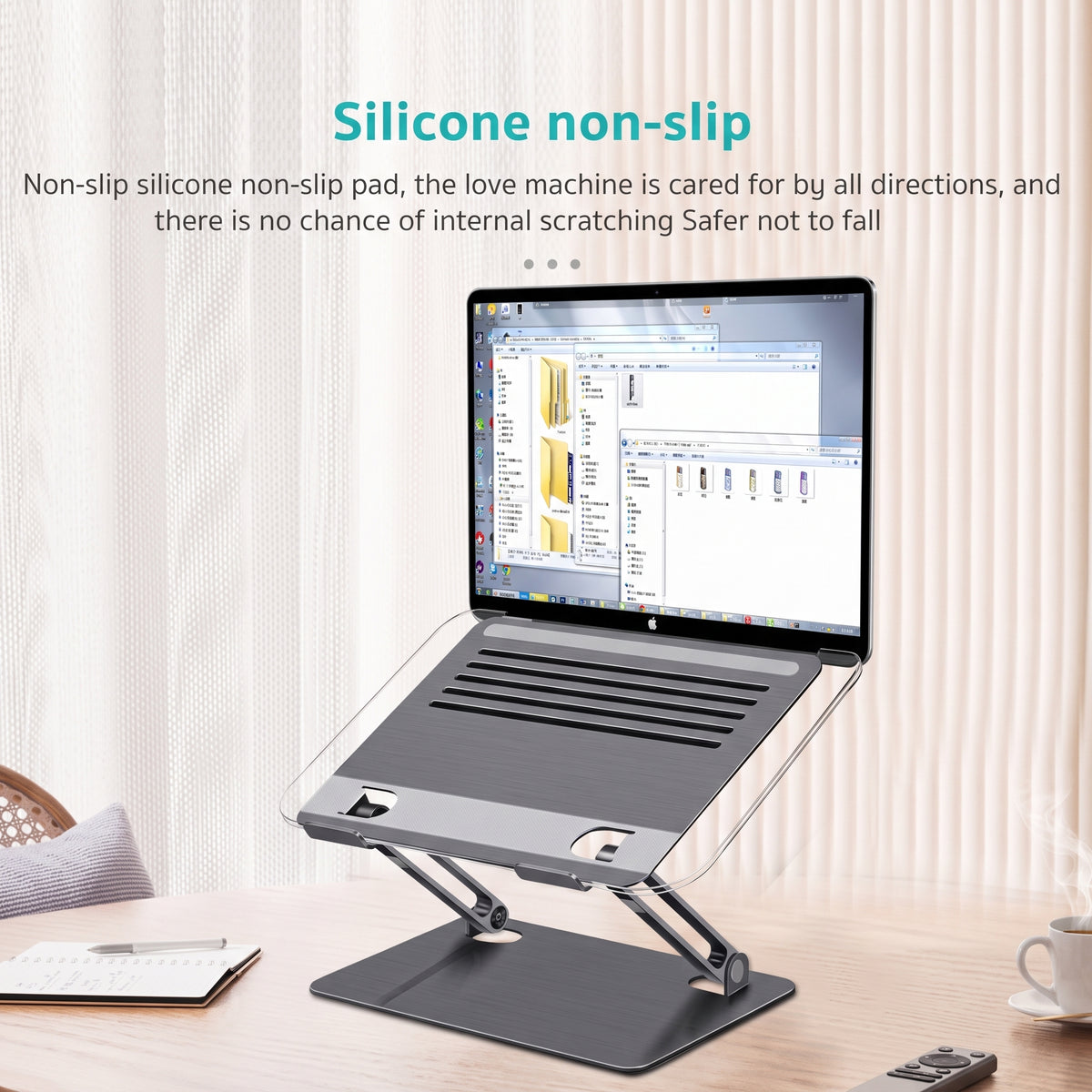 COTECi SD-51 Aluminum Laptop Stand | Ergonomic Folding Notebook Holder