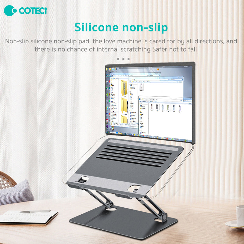 COTECi SD-51 Aluminum Laptop Stand | Ergonomic Folding Notebook Holder